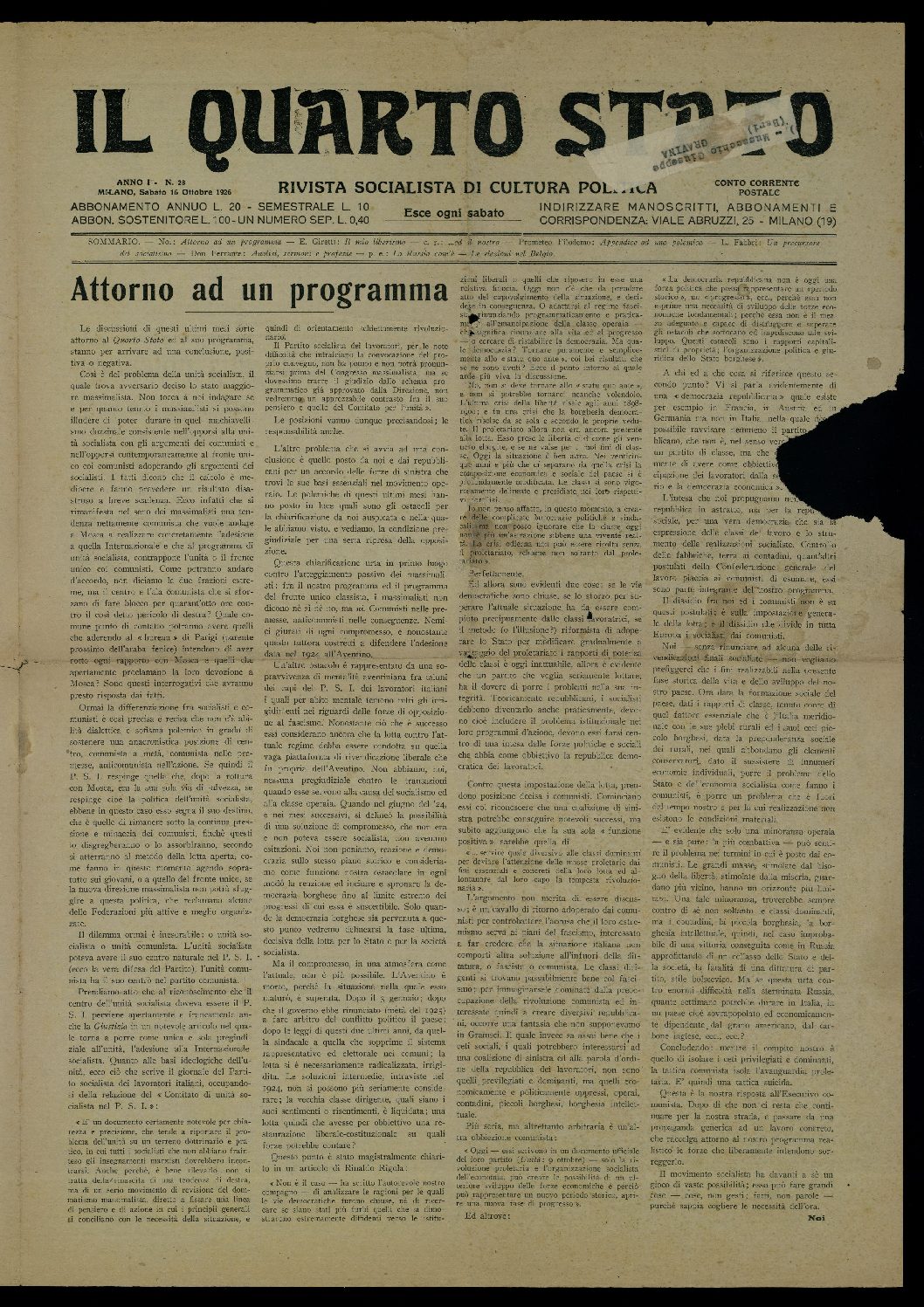 Il Quarto Stato
