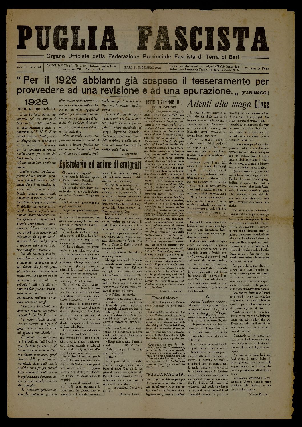 Puglia fascista